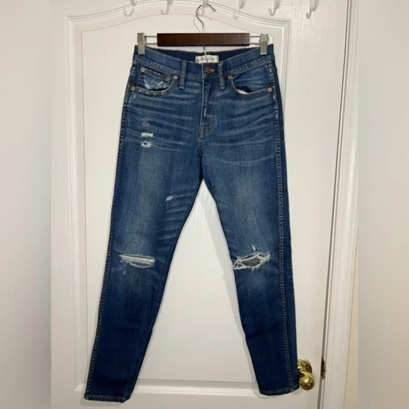 Madewell "9" HIGH RISER SKINNY SKINNY JEANS SIZE 27 - Picture 2 of 16